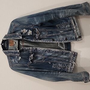 American Eagle Outfitters Classic Blue Denim Jacket